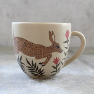 Tasse Biche en céramique illustrée par Anaïs Trivier